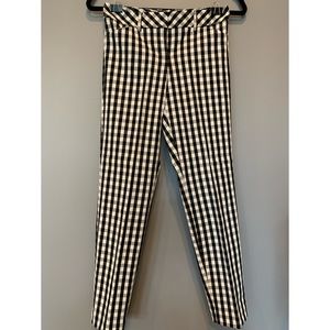 Express Check Cropped Dress Pant